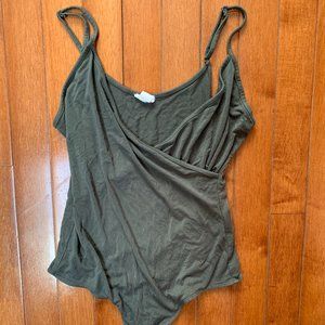 Garage Olive Green Bodysuit